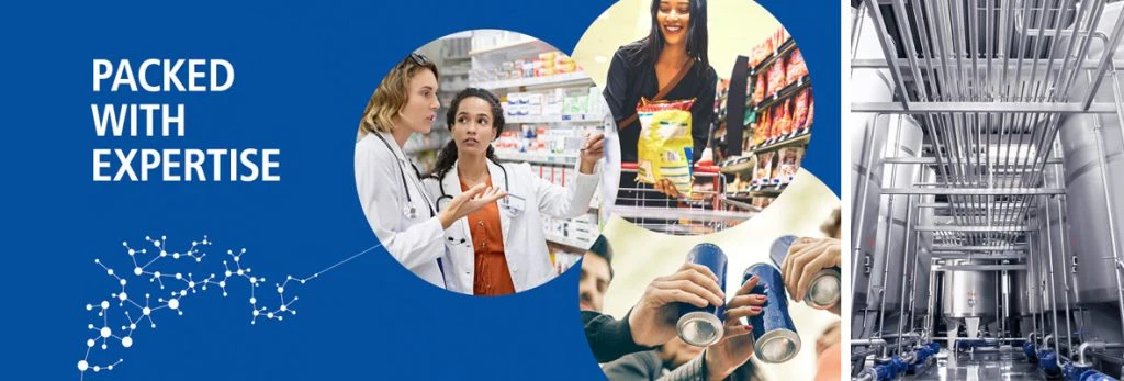 Imagem institucional ACTEGA sobre soluções para embalagens e rótulos